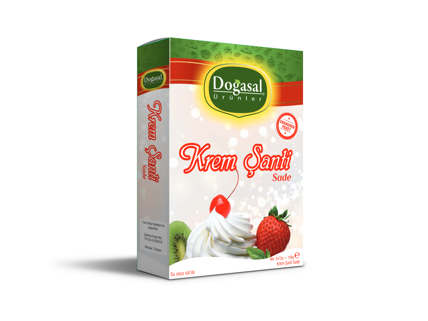 Kutu Krem Şanti 2x75 GR